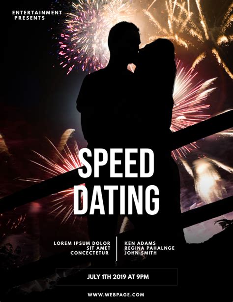 speed dating event format